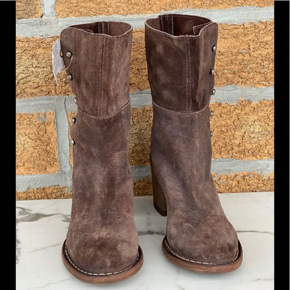 Fiorentini + Baker Beth Boot in Brown Suede 5.5 - Picture 2 of 13